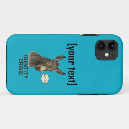 Aangepaste tekst Hilarisch Case-Mate iPhone Case (Achterkant (horizontaal))