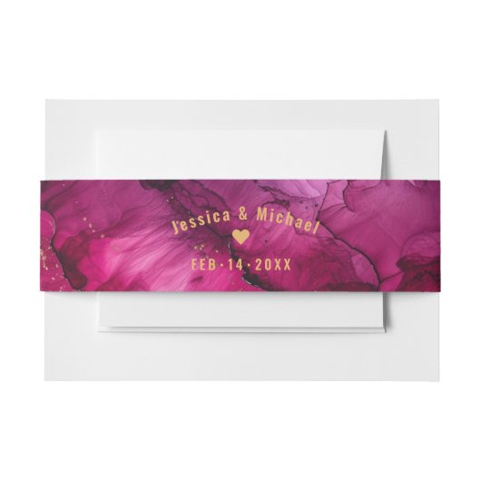 Aangepaste tekst Himmelse Elegantie De Marmeren Sy Uitnodigingen Wikkel (Voorkant Voorbeeld)