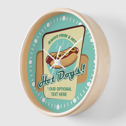Aangepaste tekst Hot Dog (Hoek)