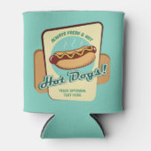 Aangepaste tekst Hot Dog Blikjeskoeler (Voorkant)