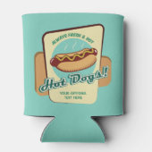 Aangepaste tekst Hot Dog Blikjeskoeler (Achterkant)