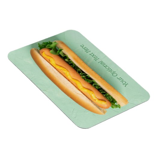 Aangepaste tekst Hot Dog magneet (Rechterzijde)