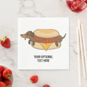 Aangepaste tekst Hot Dog Servet (Insitu)