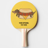 Aangepaste tekst Hot Dog Tafeltennisbatje (Achterkant)