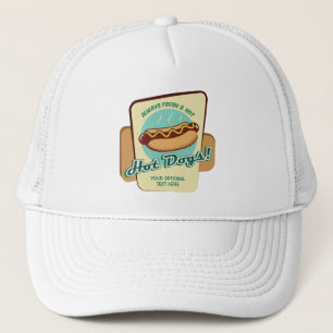 Aangepaste tekst Hot Dog Trucker Pet
