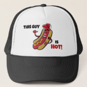 Aangepaste tekst Hot Dog Trucker Pet (Voorkant)