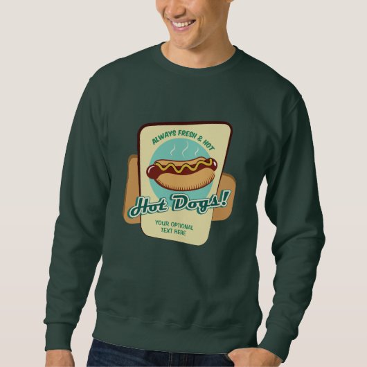 Aangepaste tekst Hot Dog Trui (Voorkant)
