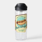 Aangepaste tekst Hot Dog Waterfles (Achterkant)