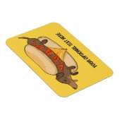Aangepaste tekst Hotdog Magneet (Rechterzijde)