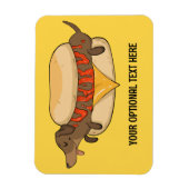 Aangepaste tekst Hotdog Magneet (Verticaal)