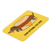 Aangepaste tekst Hotdog Magneet (Linkerzijde)