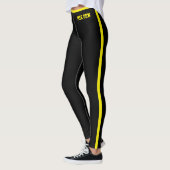 Aangepaste tekst huisdier kat moeder cool zwart ge leggings (Links)