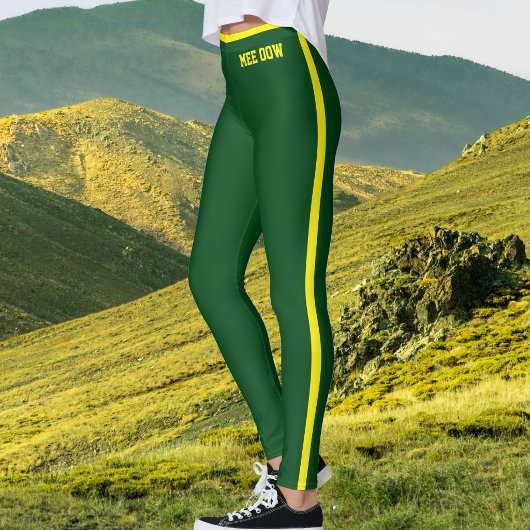 Aangepaste tekst huisdier kat moeder schattig groe leggings