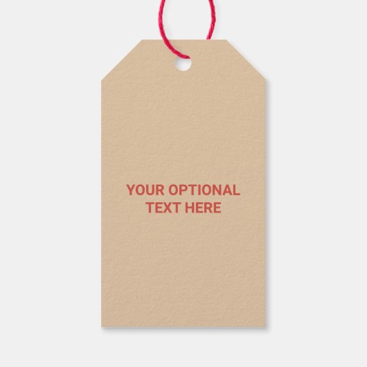 Aangepaste tekst Ibiza Spanje Cadeaulabel (Achterkant)