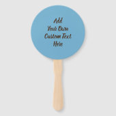 Aangepaste tekst Ice Cream Hallo ventilatorset Handwaaier (Achterkant)