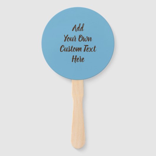 Aangepaste tekst Ice Cream Hallo ventilatorset Handwaaier (Achterkant)