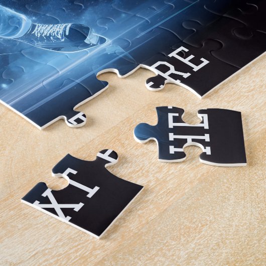 Aangepaste tekst Ice Hockey Legpuzzel (Zijkant)