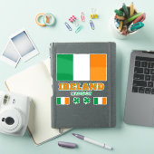 Aangepaste tekst Ierland Sticker (iPad Cover)