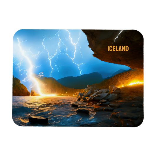 Aangepaste tekst IJsland Magneet (Horizontaal)