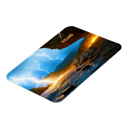 Aangepaste tekst IJsland Magneet (Linkerzijde)