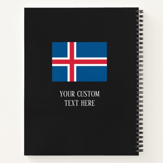 Aangepaste tekst IJsland Notitieboek (Achterkant)