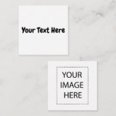 Aangepaste tekst informatiekaartje (Voorkant / Achterkant)