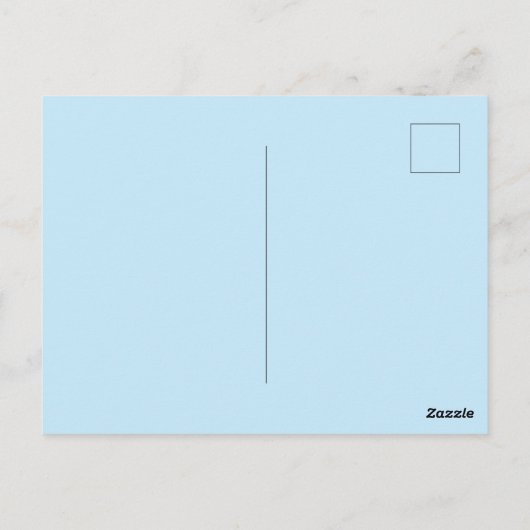 Aangepaste tekst Inspirerend zon en Zee God is zo  Briefkaart (Achterkant)