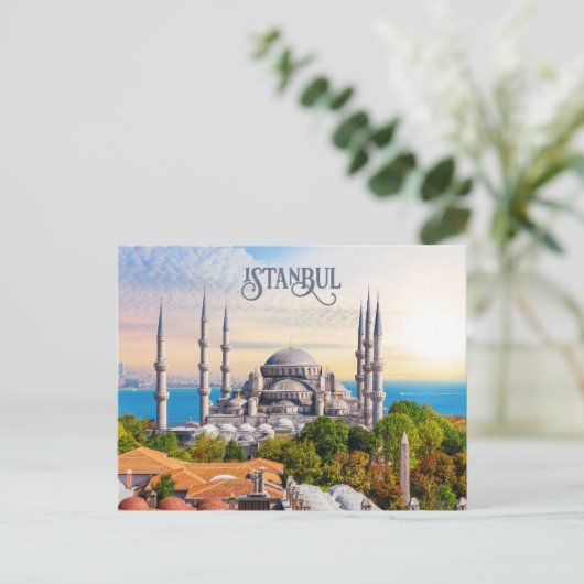 Aangepaste tekst Istanbul Briefkaart (Staand voorkant)