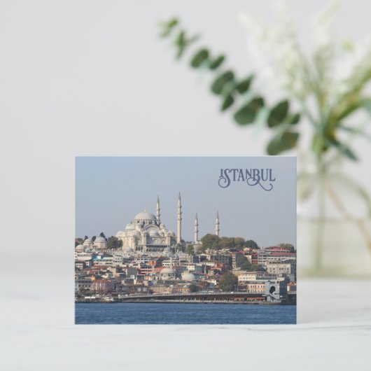 Aangepaste tekst Istanbul Briefkaart (Staand voorkant)