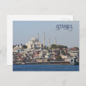 Aangepaste tekst Istanbul Briefkaart (Voorkant / Achterkant)
