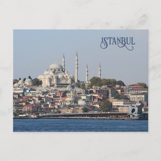 Aangepaste tekst Istanbul Briefkaart (Voorkant)