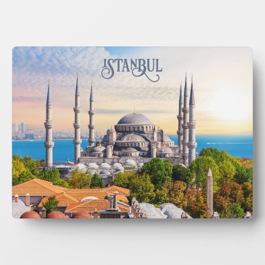 Aangepaste tekst Istanbul Fotoplaat (voorkant)