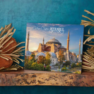Aangepaste tekst Istanbul Fotoplaat