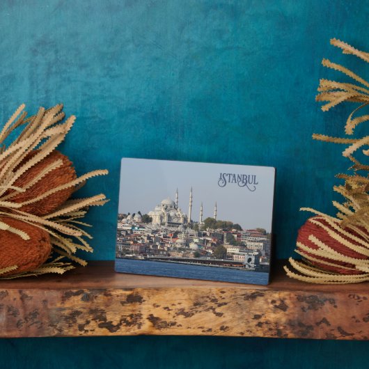 Aangepaste tekst Istanbul Fotoplaat (Zijkant)