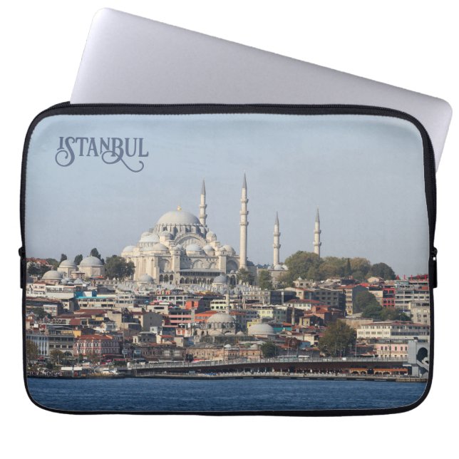 Aangepaste tekst Istanbul Laptop Sleeve (Voorkant)