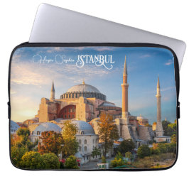 Aangepaste tekst Istanbul Laptop Sleeve