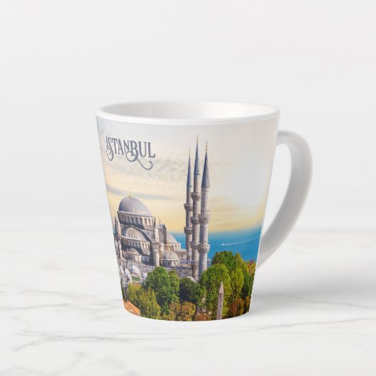 Aangepaste tekst Istanbul Latte Mok (Rechterhoek)