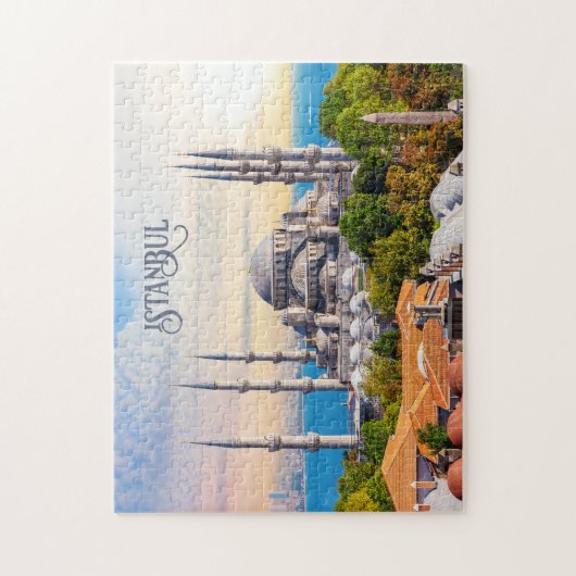Aangepaste tekst Istanbul Legpuzzel (Verticaal)