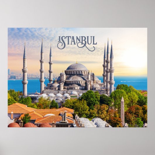 Aangepaste tekst Istanbul Poster (Voorkant)