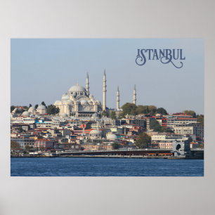 Aangepaste tekst Istanbul Poster