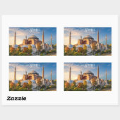 Aangepaste tekst Istanbul Rechthoekige Sticker (Vel)