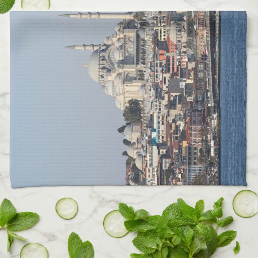 Aangepaste tekst Istanbul Theedoek (Gevouwen)