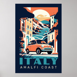Aangepaste tekst Italië Poster