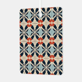 Aangepaste tekst Japans bloemmotief Metalen Ornament (Voorkant links)