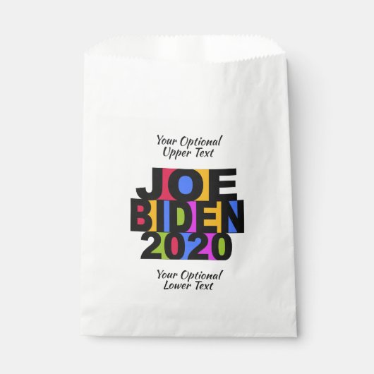 Aangepaste tekst JOE BIDEN 2020 tasjes Bedankzakje (Voorkant)