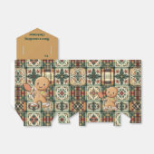 Aangepaste tekst Jolly Ginger Paddle Pouch Bedankdoosjes (Uitgevouwen)