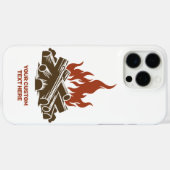 Aangepaste tekst kamperen Case-Mate iPhone case (Achterkant (horizontaal))