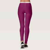 Aangepaste tekst kat moeder rijk moerbei witte str leggings (Achterkant)