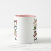 Aangepaste tekst Kerstmis Hot Chocolate Mok (Midden)