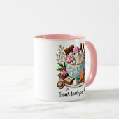 Aangepaste tekst Kerstmis Hot Chocolate Mok (Voorkant rechts)